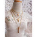 BJD Gold / Silber Kreuz Halskette für SD / MSD / YSD Jointed Doll